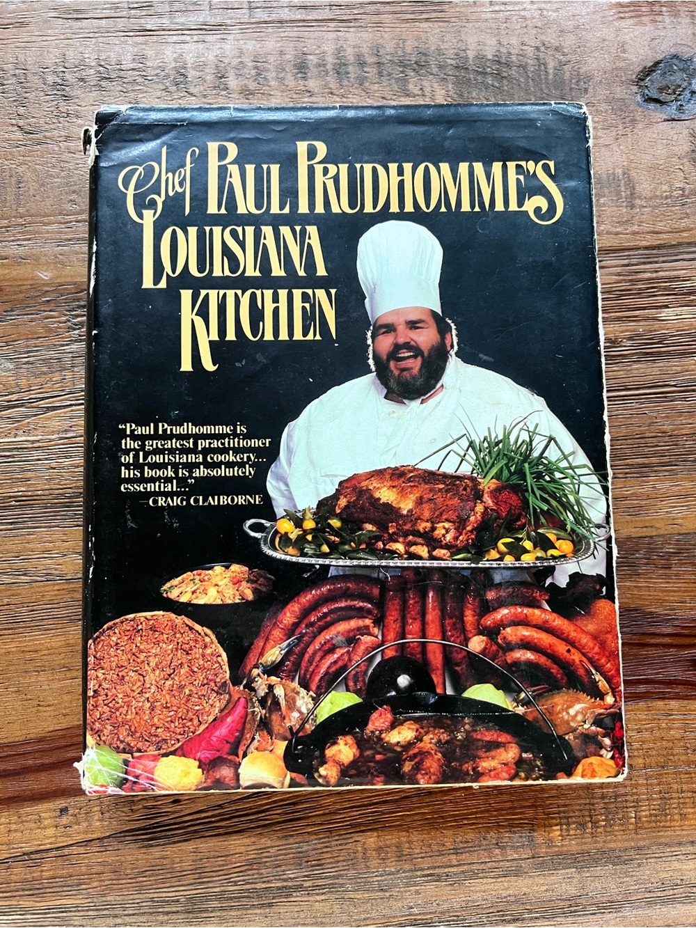 Vintage 1984 Chef Paul Prudhomme’s Louisiana Kitchen Hardcover Cajun Cookbook